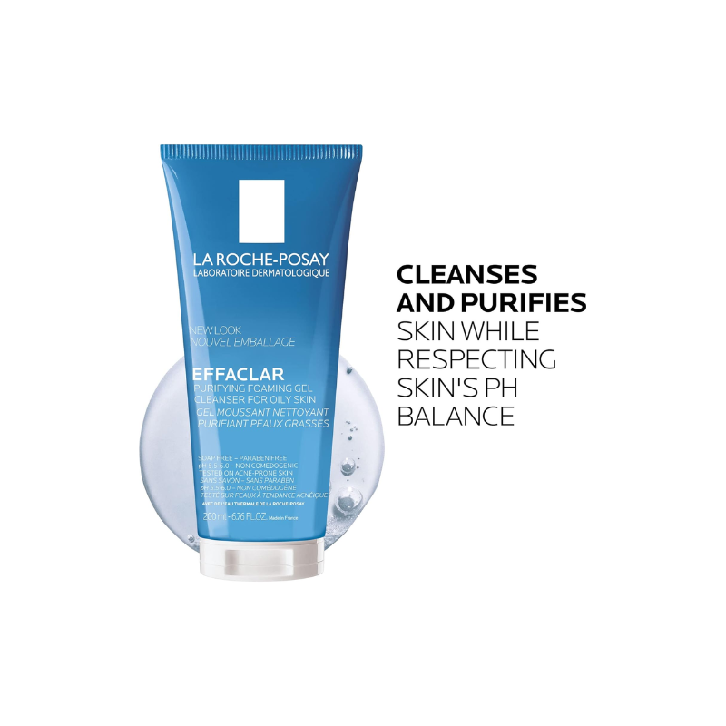 La Roche Posay Effaclar Purifying Cleansing Foaming Gel for Oily Skin 200ml