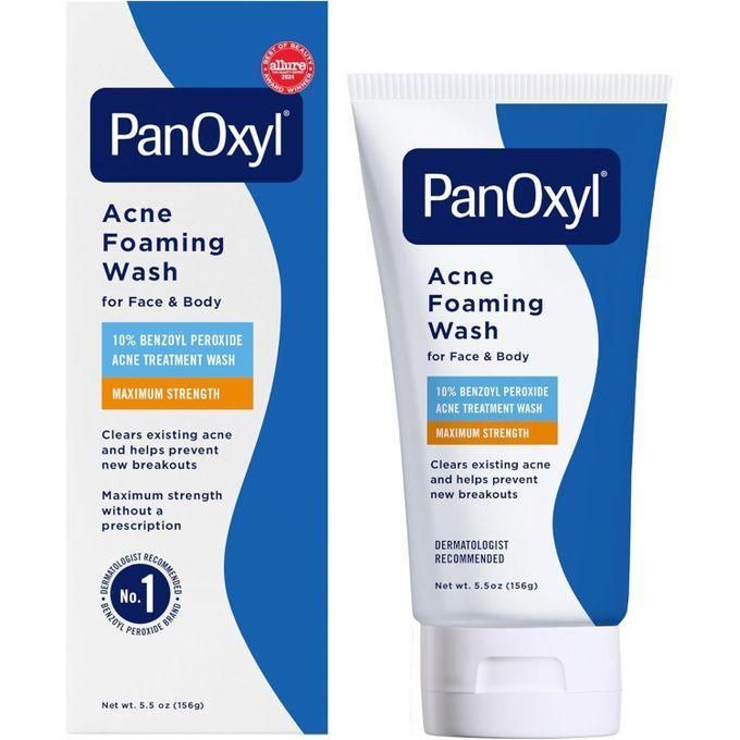 PanOxyl 10% Benzoyl Peroxide Acne Foaming Face & Body Wash 156g