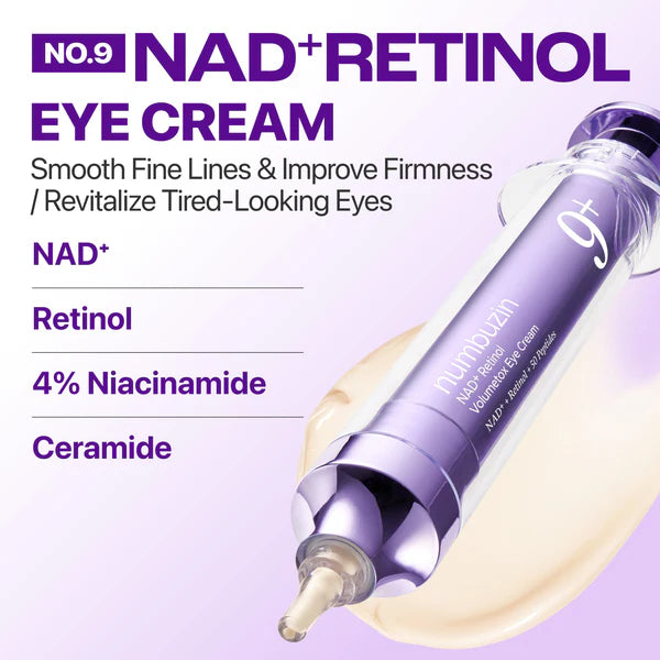Numbizin No. 9 NAD+ Retinol Volumetox Eye Cream - 10ml