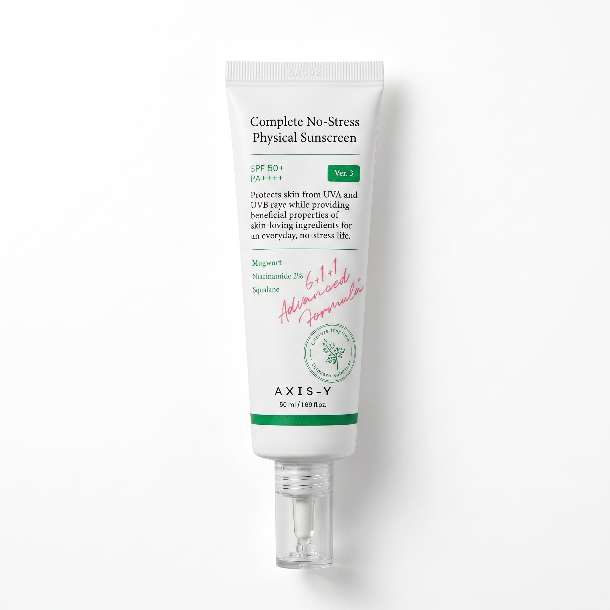 Axis-Y Complete No-Stress Physical Sunscreen SPF50+ 50ml