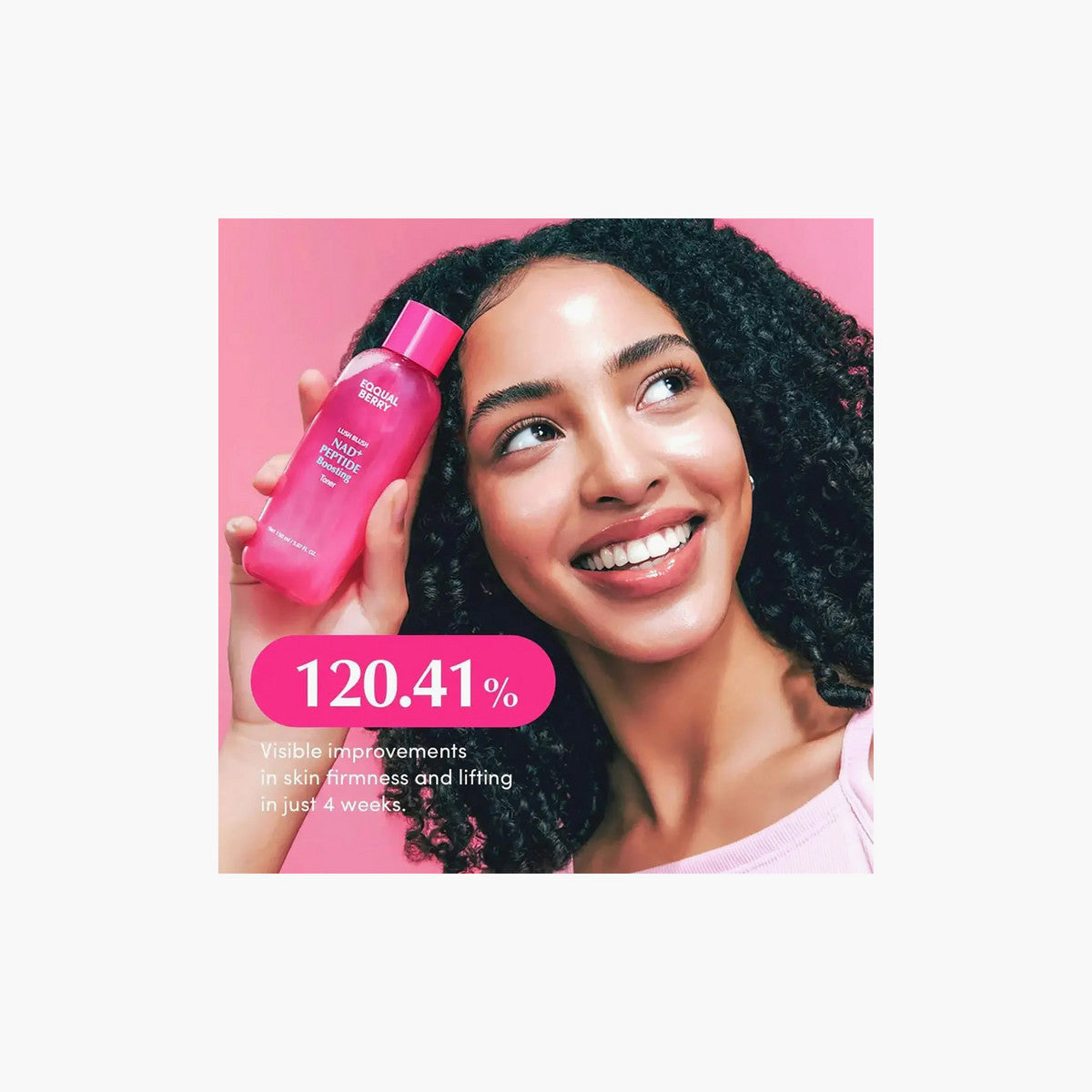 EQQUALBERRY Lip Blush, Nad+ Peptide Boosting Toner, 5.07 fl oz (150ml)