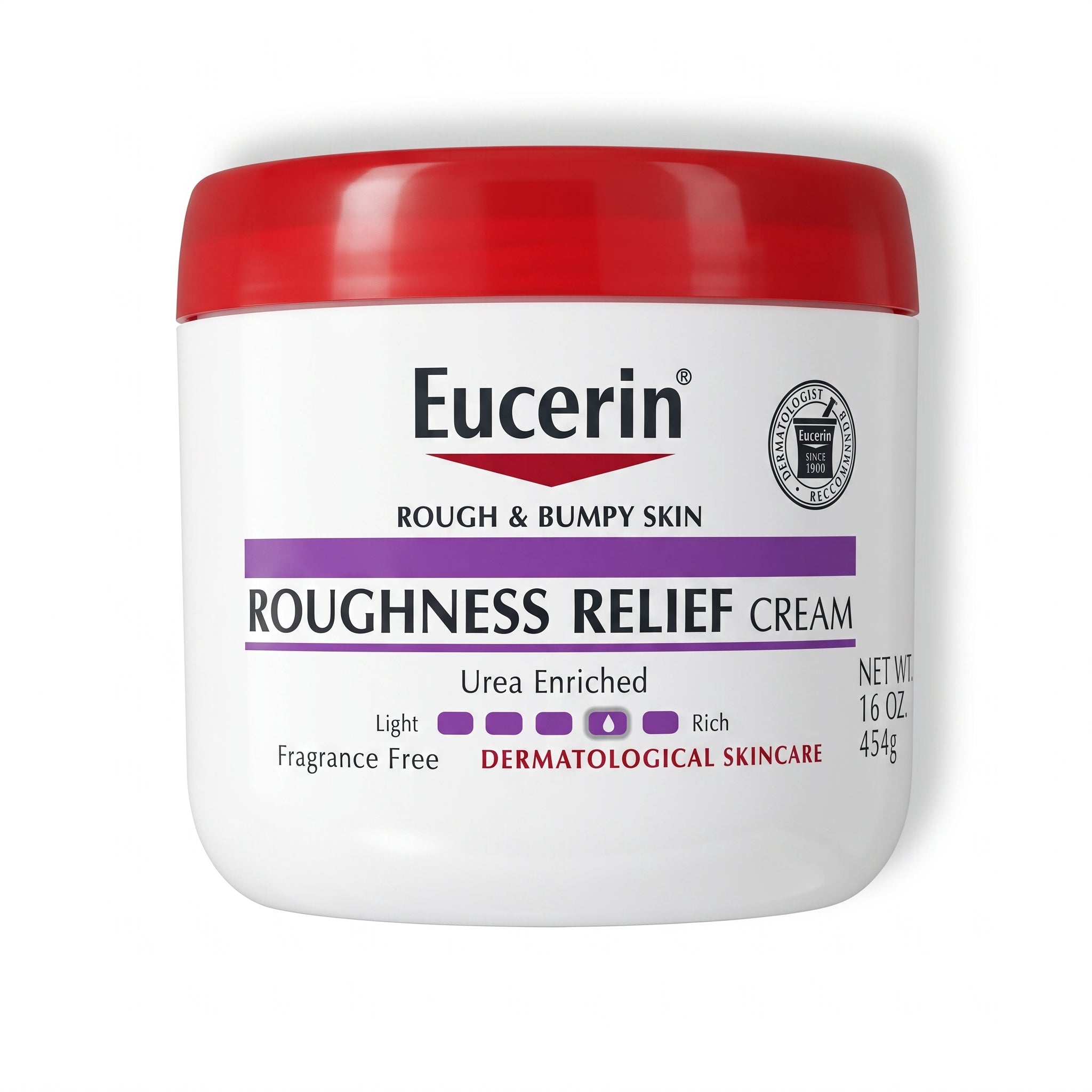 Eucerin Roughness Relief Cream - Smooth Rough and Bumpy Skin - 16oz.