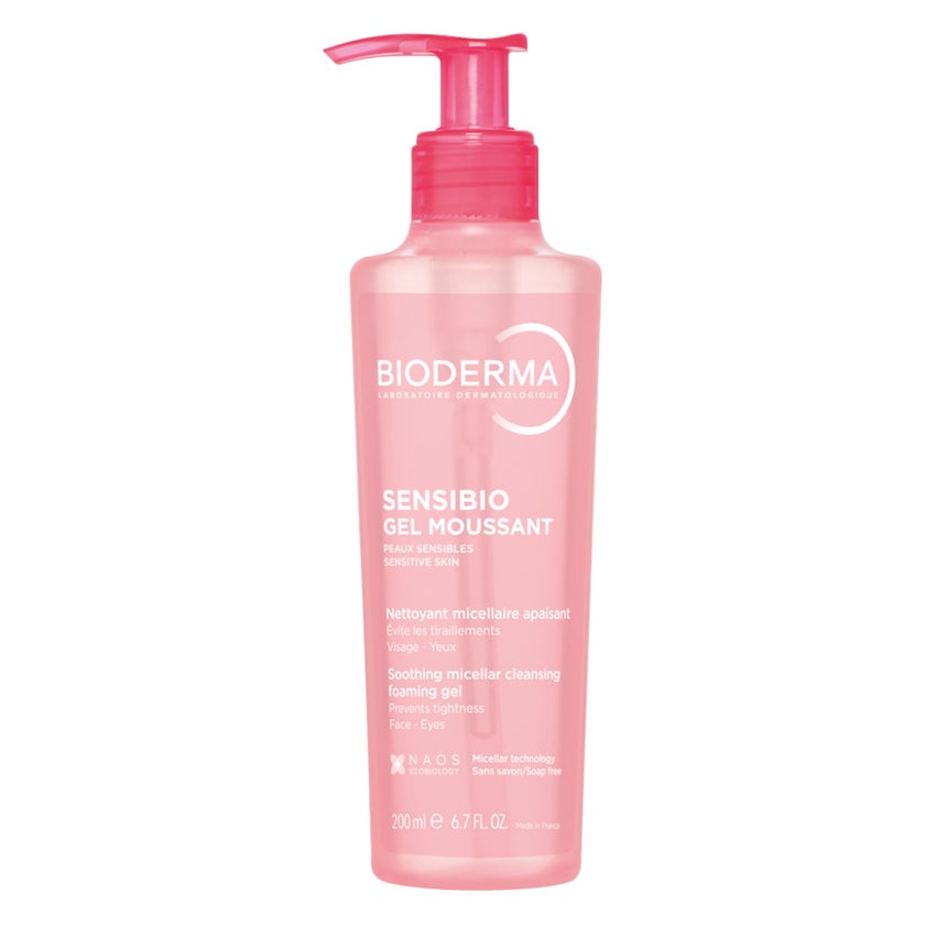 Bioderma Sensibio Soothing Micellar Cleansing Foaming Gel For Sensitive Skin, 200 ml