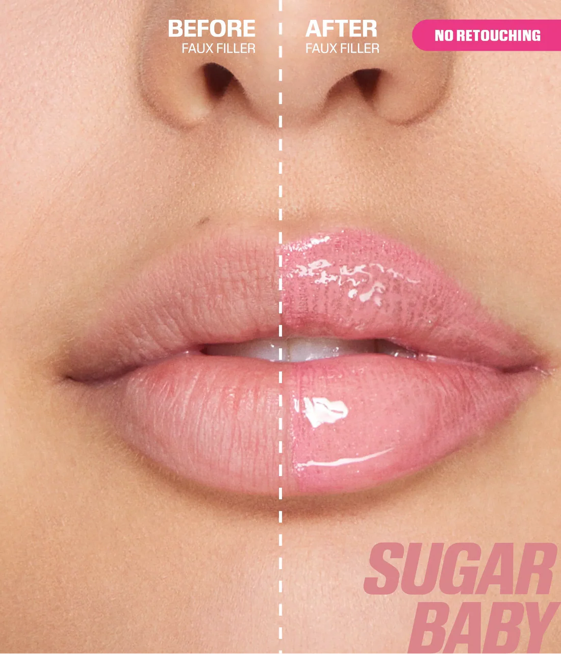 Huda Beauty FAUX FILLER EXTRA SHINE LIP GLOSS
