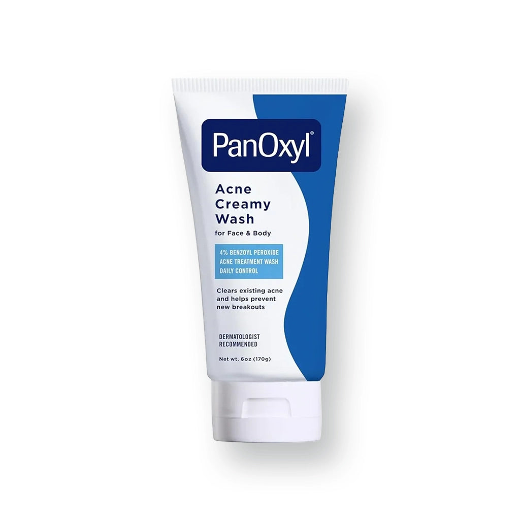 PanOxyl Antimicrobial Acne Creamy Wash, 4% Benzoyl 170g