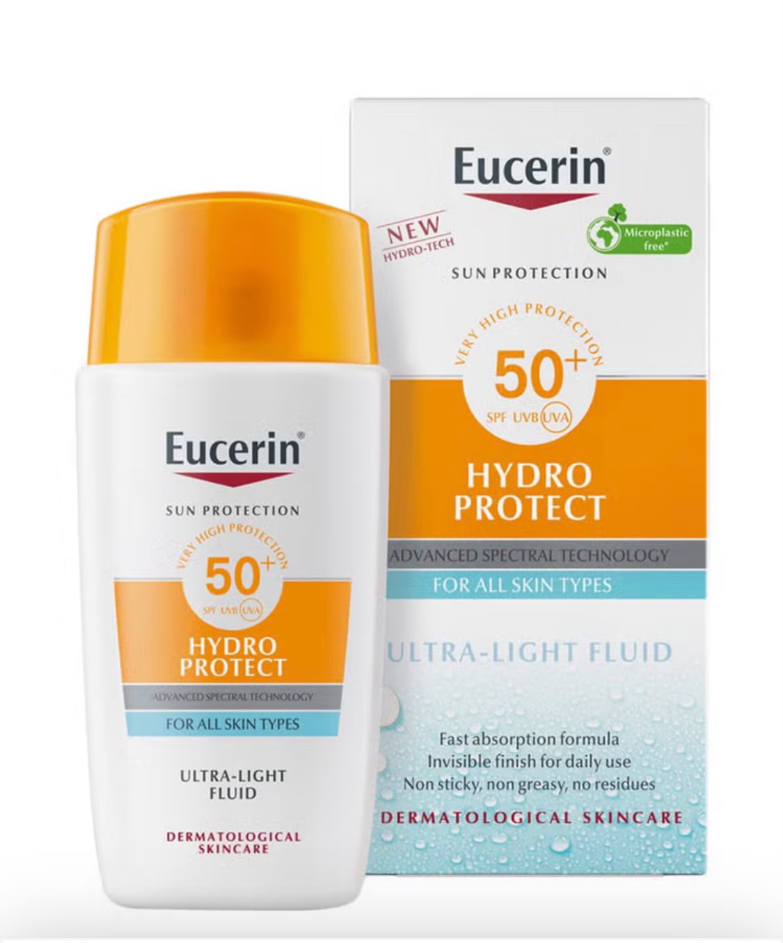 Eucerin Hydro Protect SPF50+ Ultra Light Fluid Sunscreen 50ml