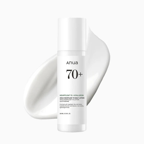 ANUA Heartleaf 70% Daily Lotion 200ml l Relieves dry and sensitive skin due to various external factors and maintains skin moisture