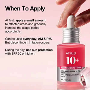 ANUA Niacinamide 10% + Tranexamic Acid 4% Spot Correcting Serum | 30ml