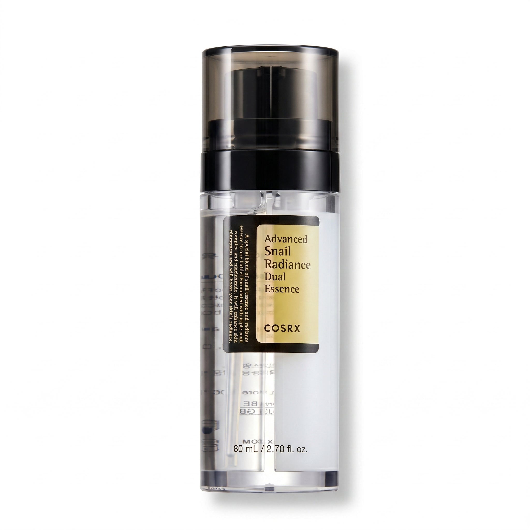 cosrx advanced snail radiance dual essence 80ml