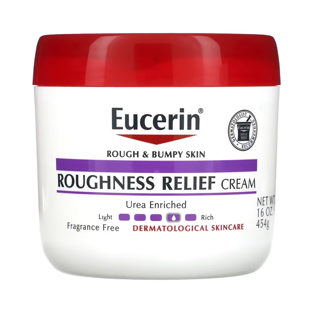 Eucerin Roughness Relief Cream - Smooth Rough and Bumpy Skin - 16 oz. Sealed