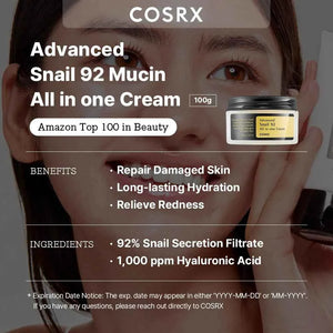 COSRX Advanced Snail 92 All in-1 Cream - 100g