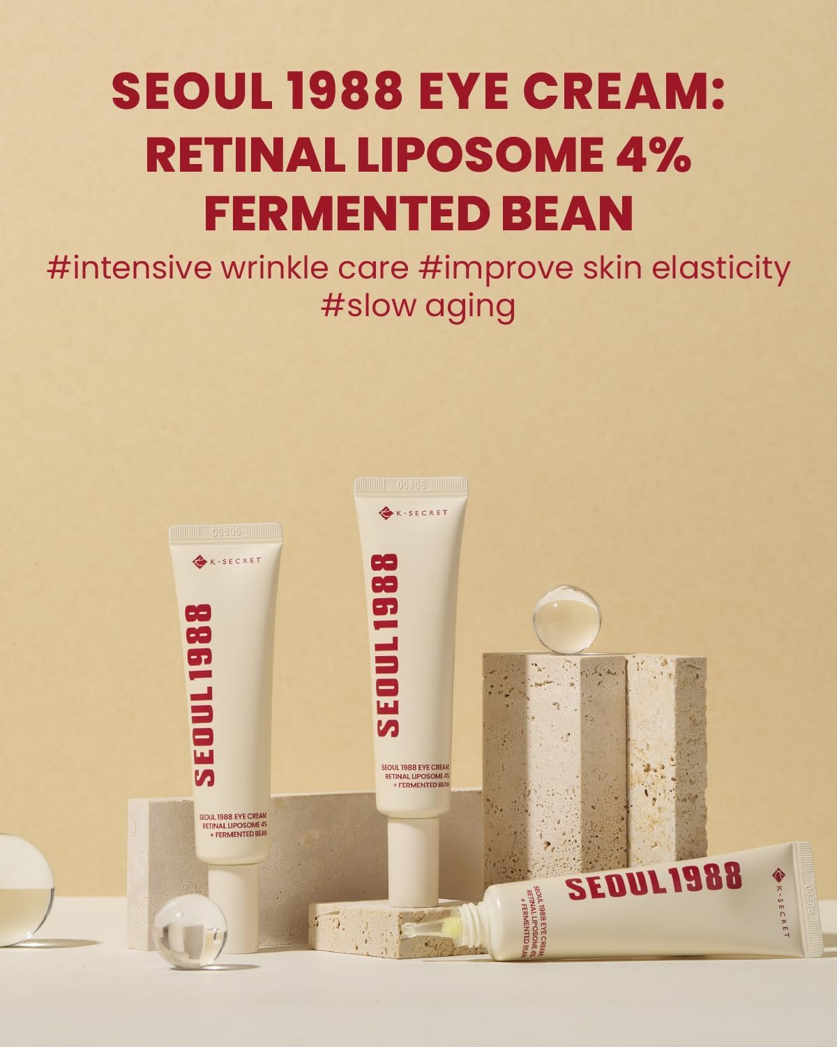 K-Secret Seoul 1988 4% Retinal Liposome Eye Cream 30ml