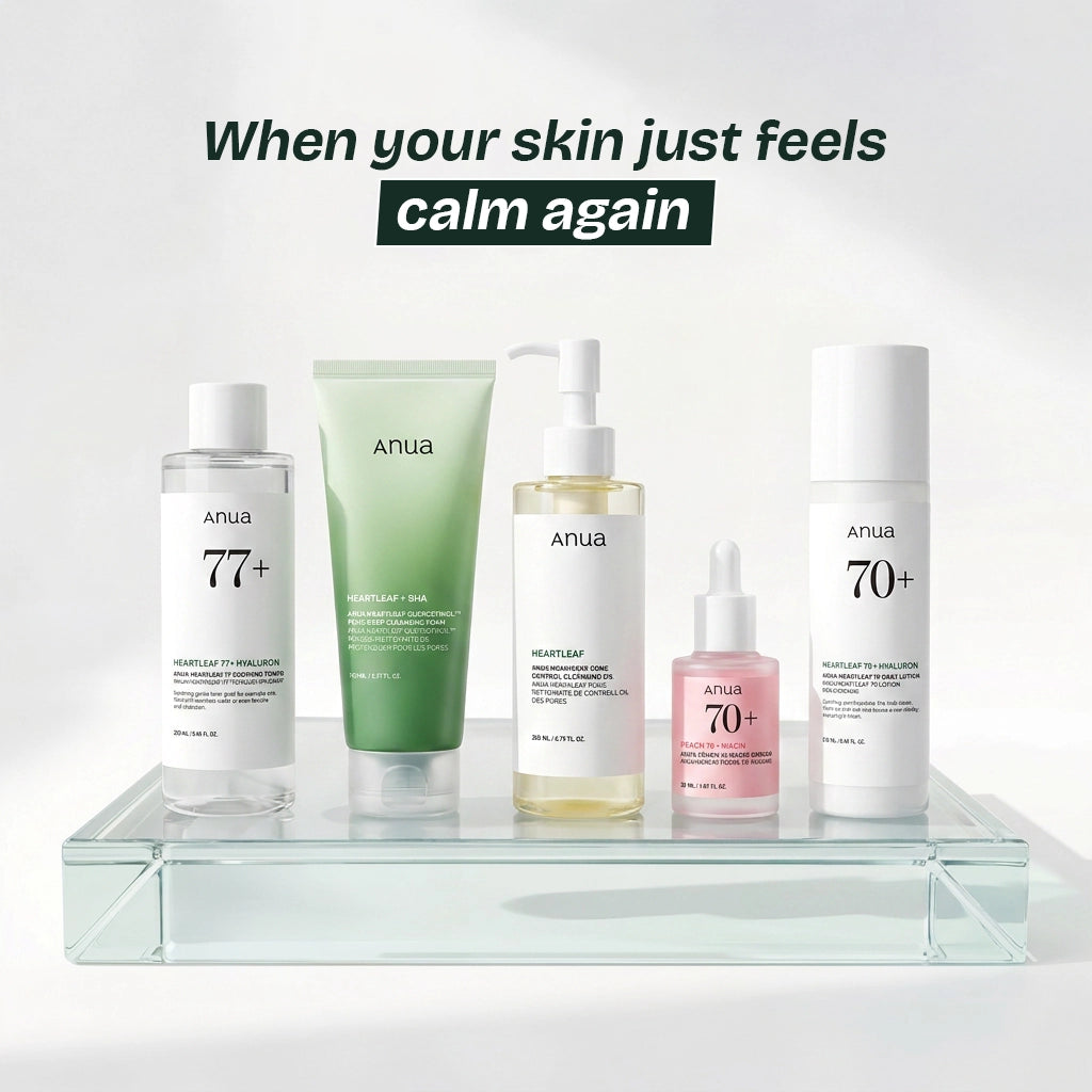 The Confidence Skin Routine — Niacinamide, Dark Spot Correction, SPF & Exfoliation Bundle for Acne-Prone Skin