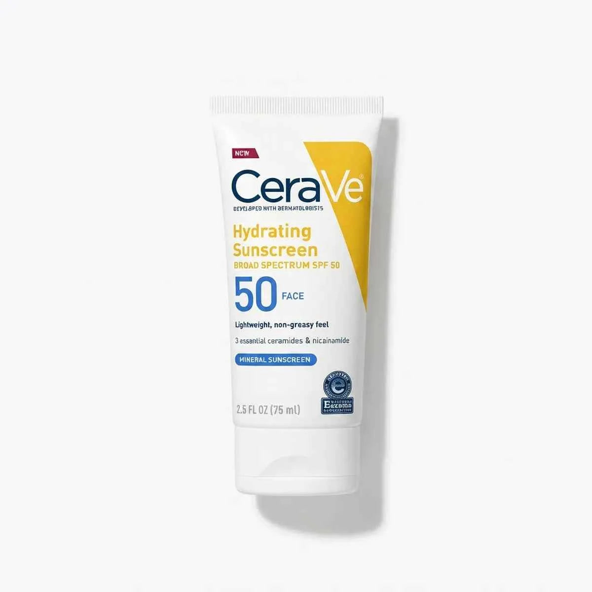 CeraVe 100% Mineral Sunscreen SPF 50 75ml