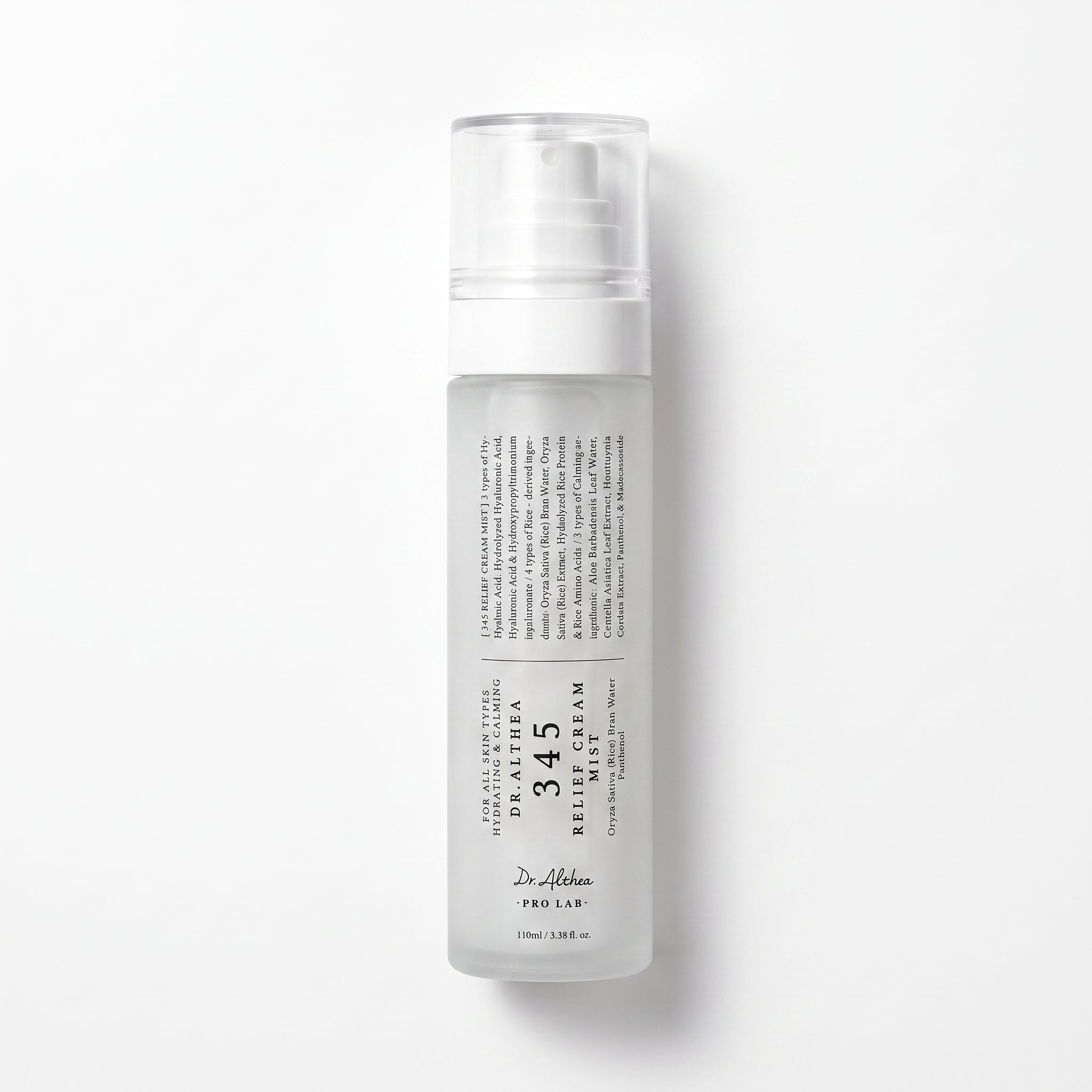 Dr. Althea 345 Relief Cream Mist, For All Skin Types, 3.38 fl oz (100ml)
