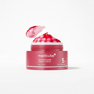 Medicube TXA+Niacinamide Capsule Cream Dual Radiance Moisturizer, Ideal for Use After Spot Care For Uneven Skin Tone, Texture & Hydration 99% Pure Tranexamic Acid Korean Skincare 1.94oz