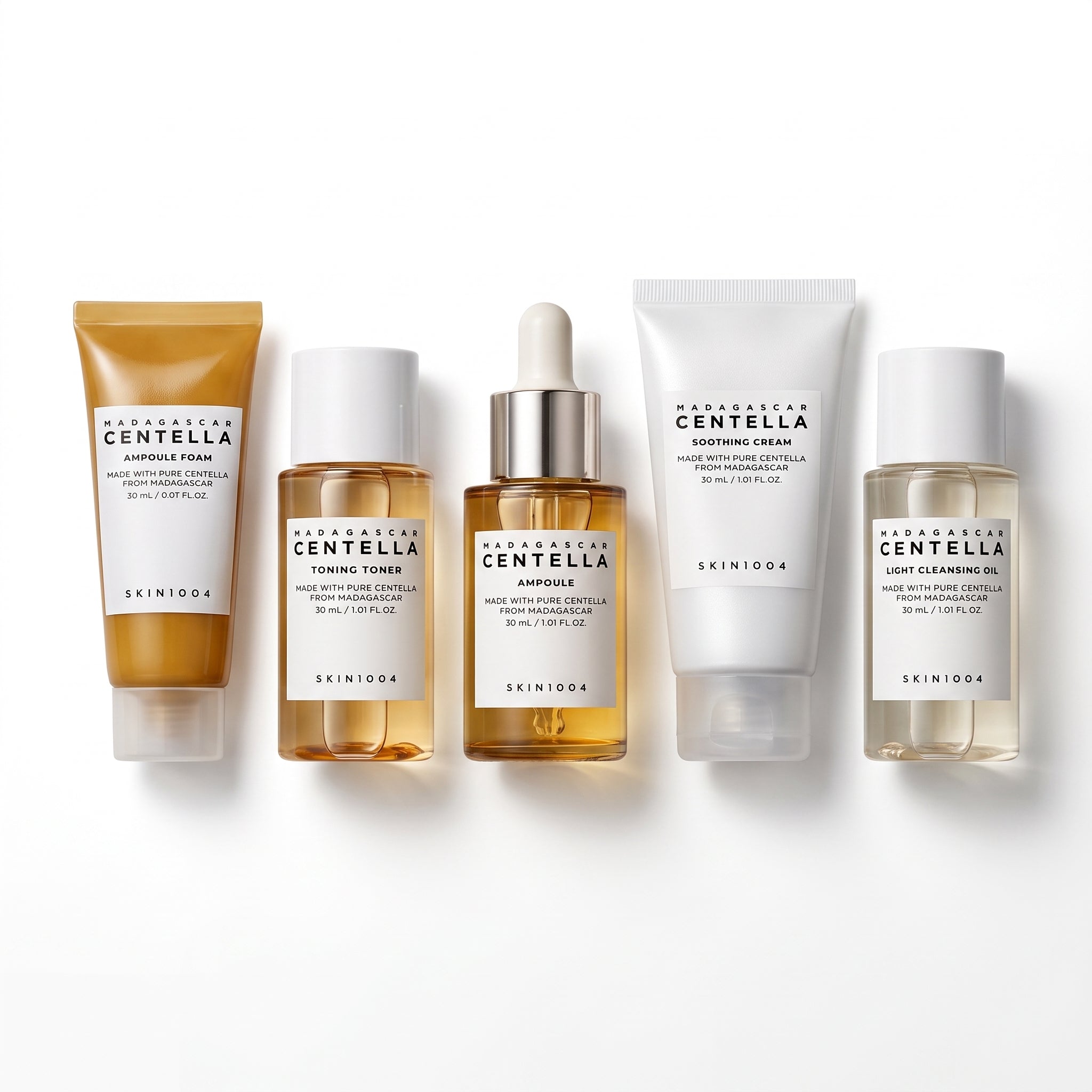Skin1004 Madagascar Centella Travel Kit, Box of 5 Pieces