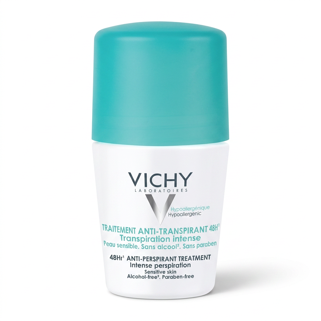 Vichy 48 Hours Anti Perspirant Deodorant, Intensive Treatment - 50ml