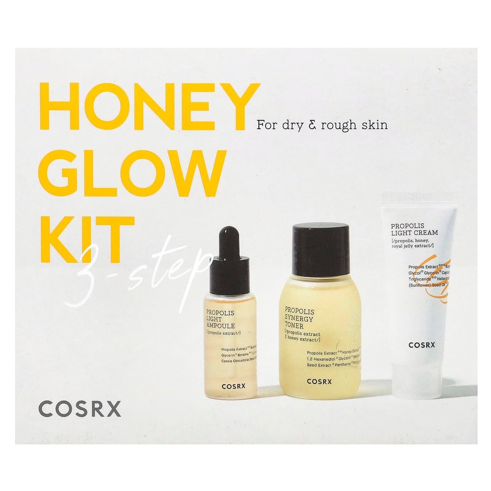 Cosrx 3-Step Honey Glow Kit, 3 Piece Kit