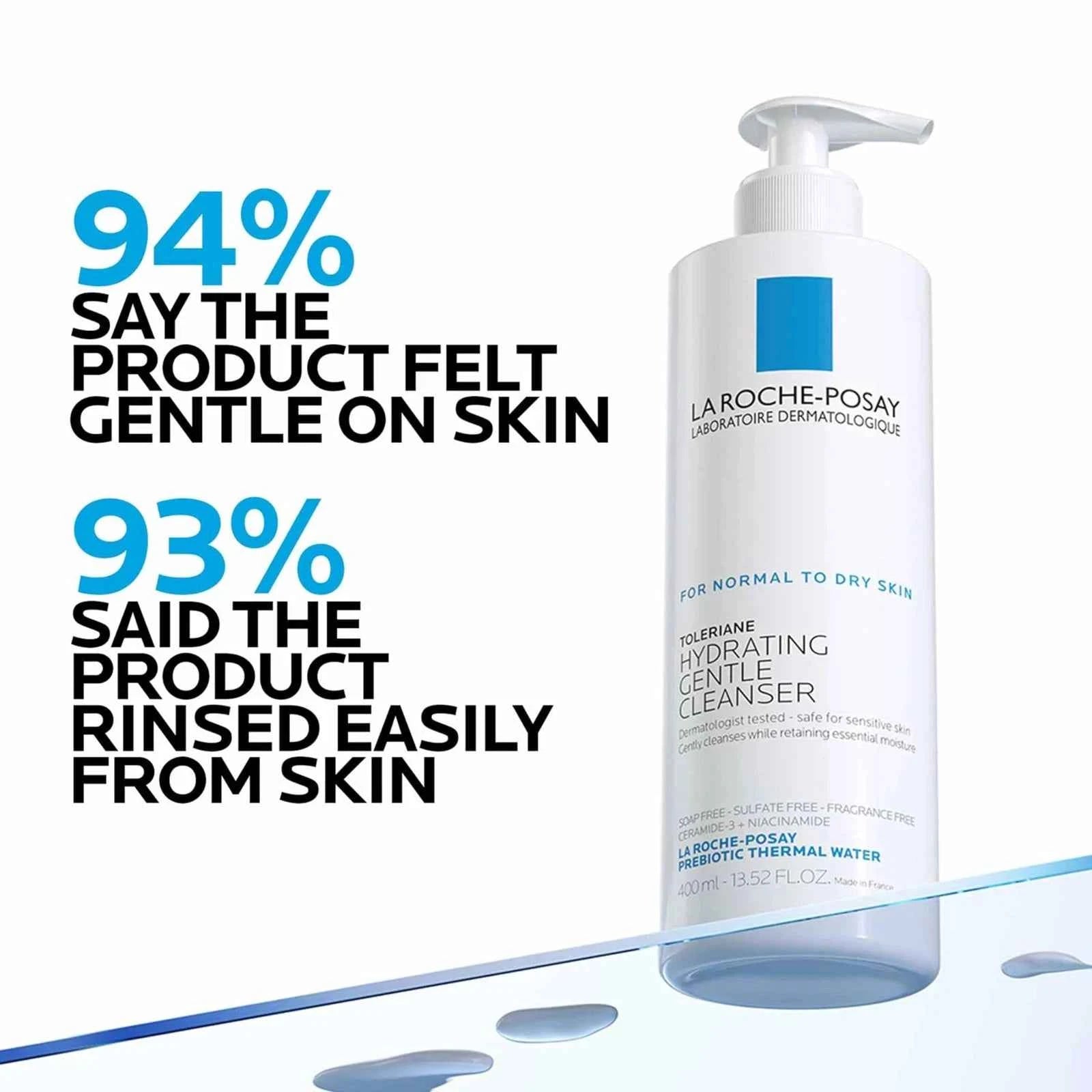 La Roche Posay Toleriane Hydrating Gentle Face Cleanser, Daily Facial Cleanser 200ml