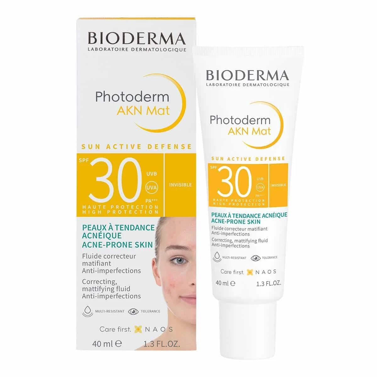 Bioderma Photoderm AKN Mat SPF30 Matifying Anti-Blemish Sunscreen 40ml