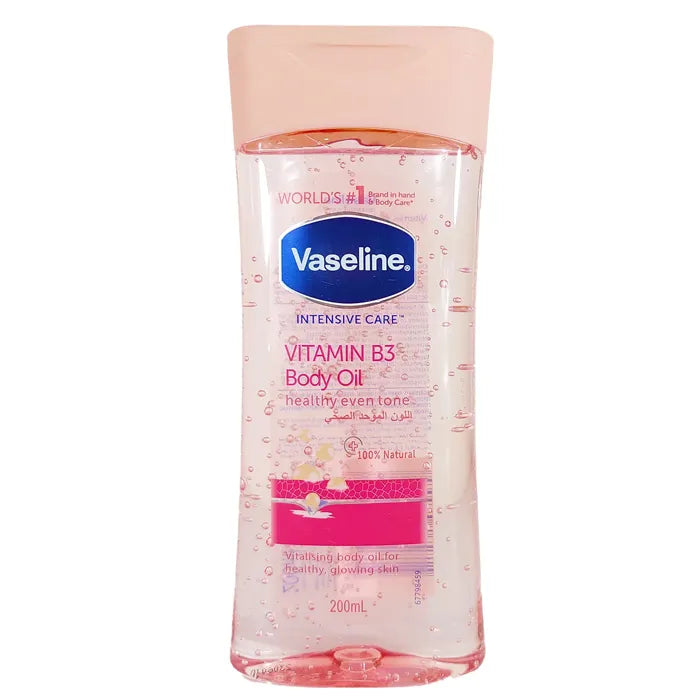 Vaseline Intensive Care Vitamin B3 Rose Gel Moisturizing Body Oil 200ml